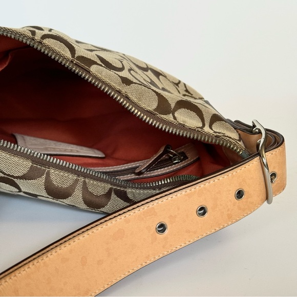 Coach Signature Hobo Shoulder Bag - Picture 3 of 5